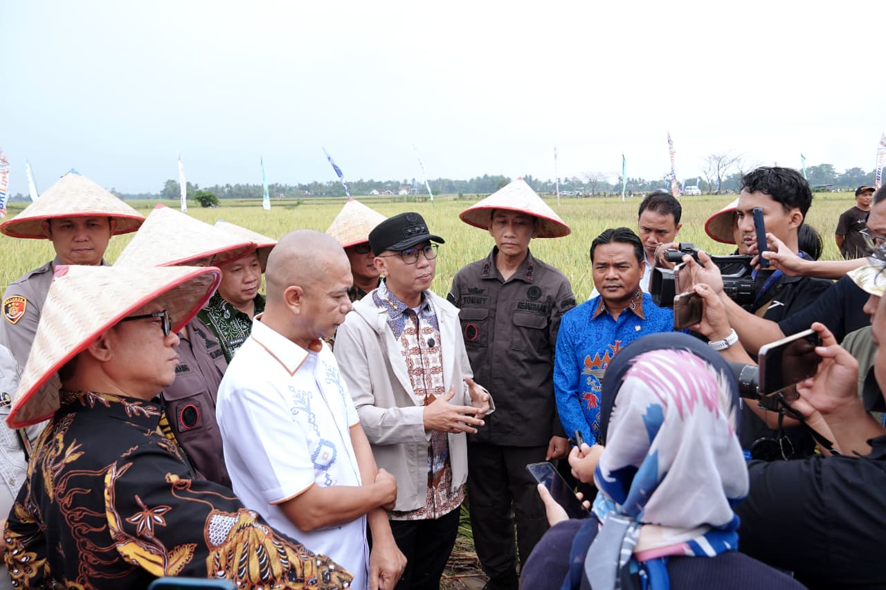 Panen Raya di Trimurjo, Lampung Siap Jadi Garda Terdepan Ketahanan Pangan Nasional